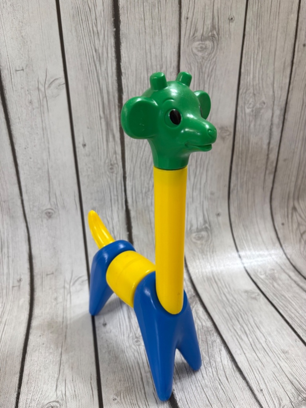 Vintage Tupperware Tuppertoys Zoo-It-Yourself Elephant Giraffe Dog Set - Picture 4 of 6